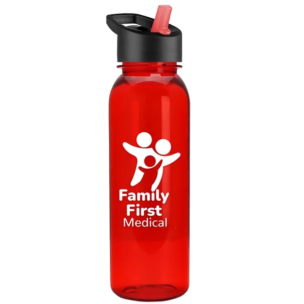 Garyline® Flat-Sided Tritan® Bottle with Flip-Straw Lid -...... from ASI 40480 Koozie Group