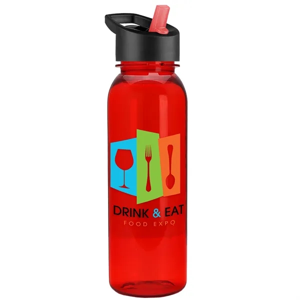 Garyline® Flat-Sided Tritan® Bottle with Flip-Straw Lid -...... from ASI 40480 Koozie Group