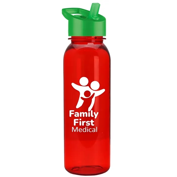 Garyline® Flat-Sided Tritan® Bottle with Flip-Straw Lid -...... from ASI 40480 Koozie Group