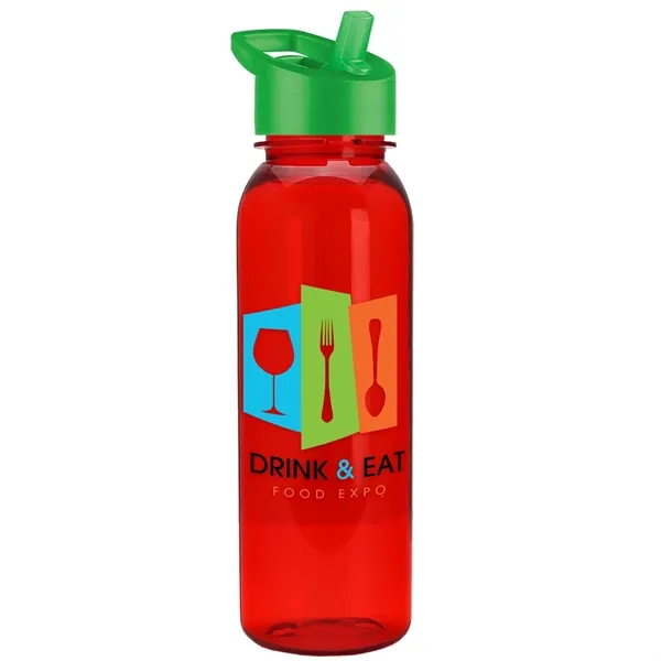 Garyline® Flat-Sided Tritan® Bottle with Flip-Straw Lid -...... from ASI 40480 Koozie Group
