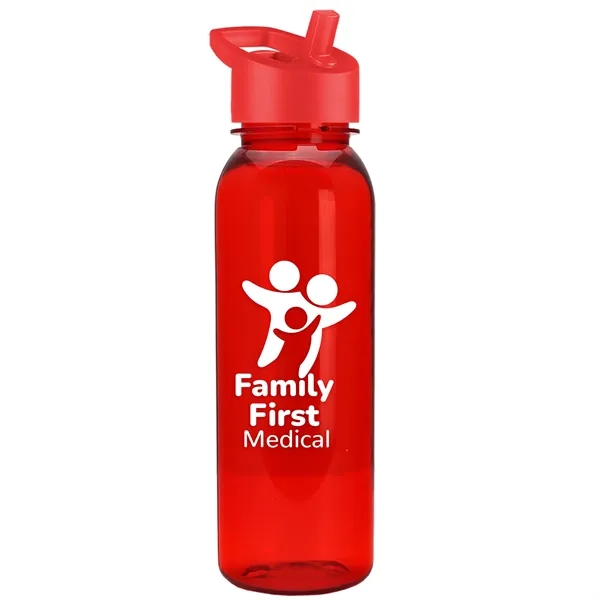 Garyline® Flat-Sided Tritan® Bottle with Flip-Straw Lid -...... from ASI 40480 Koozie Group