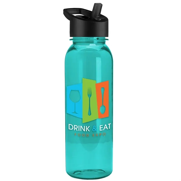 Garyline® Flat-Sided Tritan® Bottle with Flip-Straw Lid -...... from ASI 40480 Koozie Group