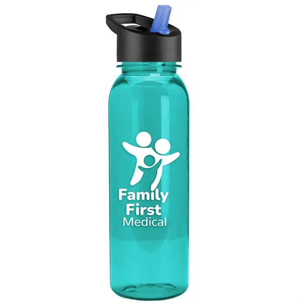Garyline® Flat-Sided Tritan® Bottle with Flip-Straw Lid -...... from ASI 40480 Koozie Group