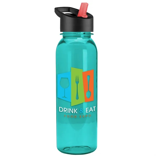 Garyline® Flat-Sided Tritan® Bottle with Flip-Straw Lid -...... from ASI 40480 Koozie Group