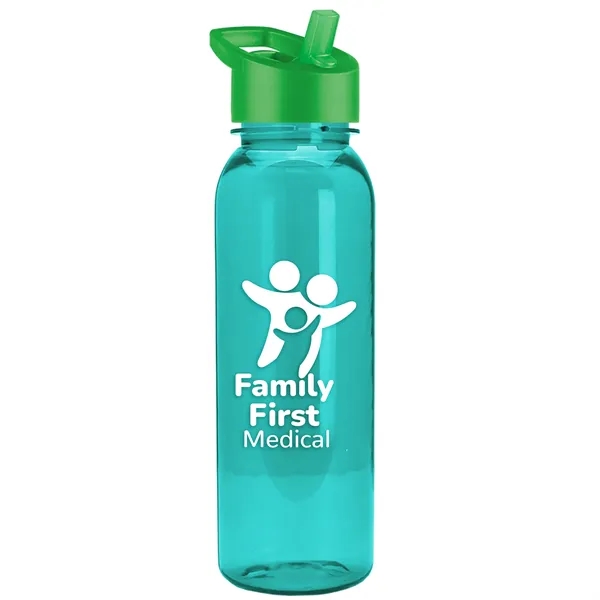Garyline® Flat-Sided Tritan® Bottle with Flip-Straw Lid -...... from ASI 40480 Koozie Group