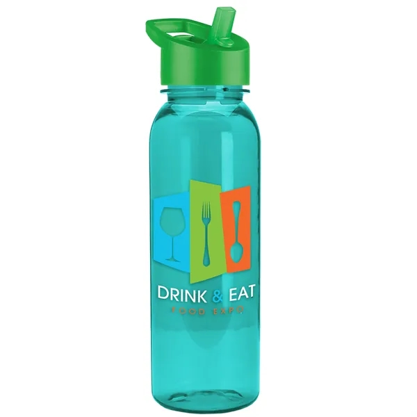 Garyline® Flat-Sided Tritan® Bottle with Flip-Straw Lid -...... from ASI 40480 Koozie Group