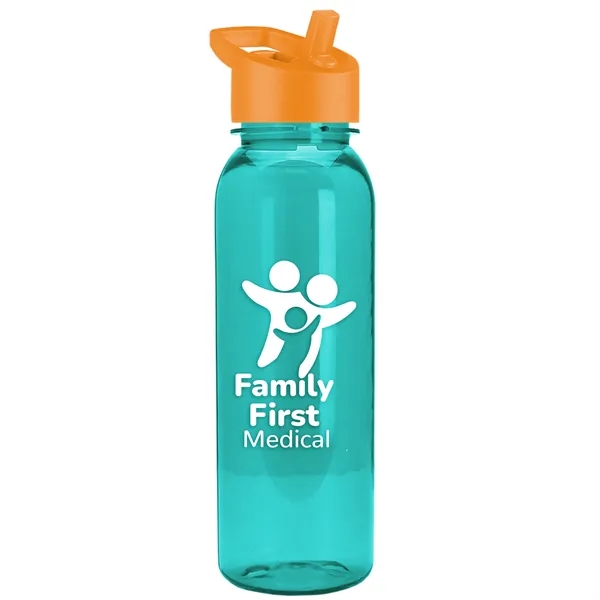 Garyline® Flat-Sided Tritan® Bottle with Flip-Straw Lid -...... from ASI 40480 Koozie Group