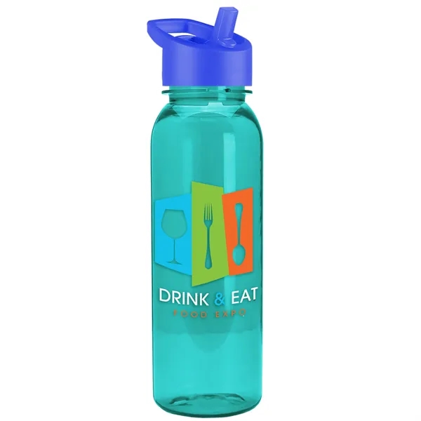 Garyline® Flat-Sided Tritan® Bottle with Flip-Straw Lid -...... from ASI 40480 Koozie Group