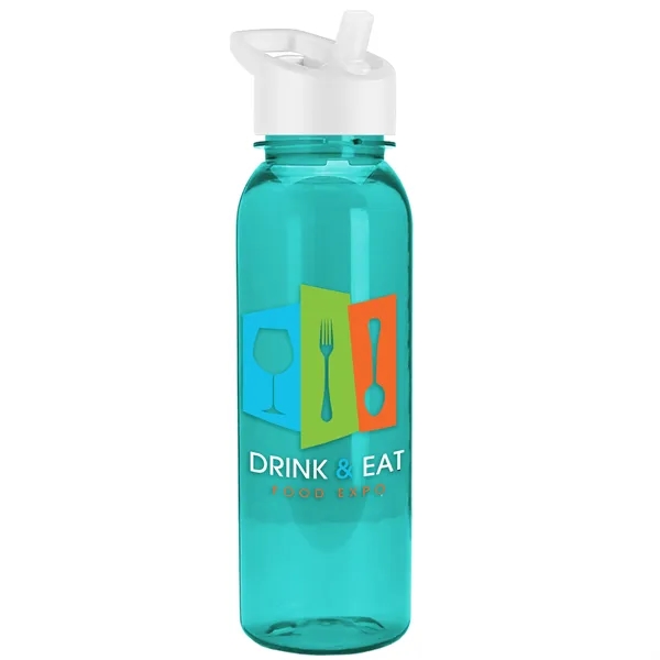 Garyline® Flat-Sided Tritan® Bottle with Flip-Straw Lid -...... from ASI 40480 Koozie Group