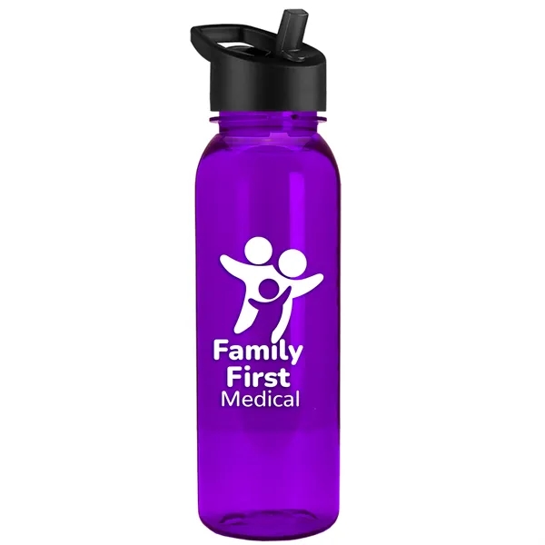 Garyline® Flat-Sided Tritan® Bottle with Flip-Straw Lid -...... from ASI 40480 Koozie Group
