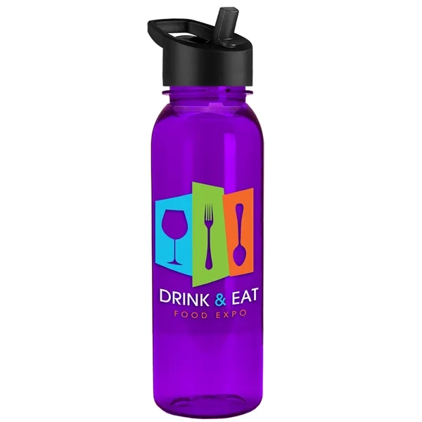 Garyline® Flat-Sided Tritan® Bottle with Flip-Straw Lid -...... from ASI 40480 Koozie Group