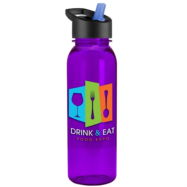Garyline® Flat-Sided Tritan® Bottle with Flip-Straw Lid -...... from ASI 40480 Koozie Group