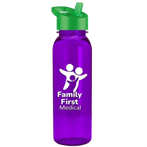 Garyline® Flat-Sided Tritan® Bottle with Flip-Straw Lid -...... from ASI 40480 Koozie Group