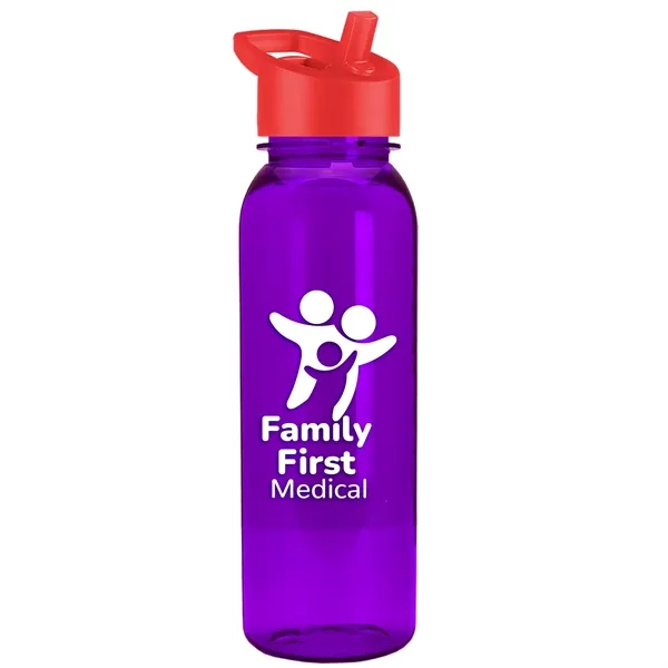 Garyline® Flat-Sided Tritan® Bottle with Flip-Straw Lid -...... from ASI 40480 Koozie Group
