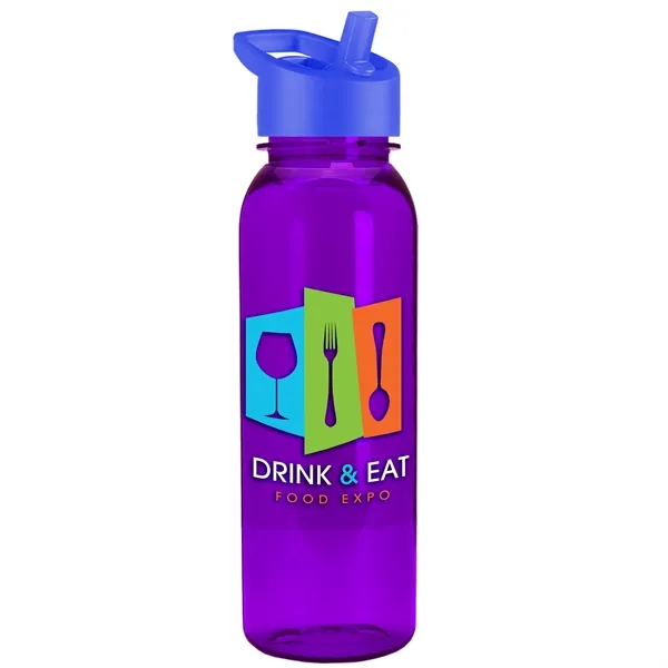 Garyline® Flat-Sided Tritan® Bottle with Flip-Straw Lid -...... from ASI 40480 Koozie Group