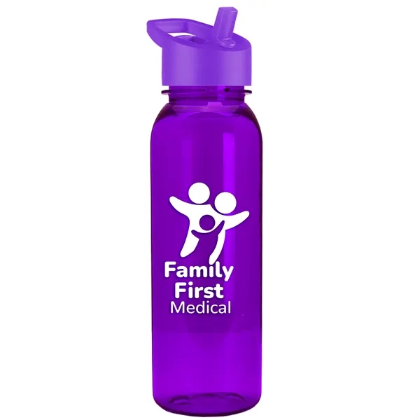 Garyline® Flat-Sided Tritan® Bottle with Flip-Straw Lid -...... from ASI 40480 Koozie Group
