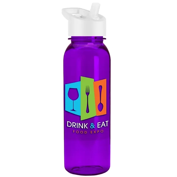 Garyline® Flat-Sided Tritan® Bottle with Flip-Straw Lid -...... from ASI 40480 Koozie Group