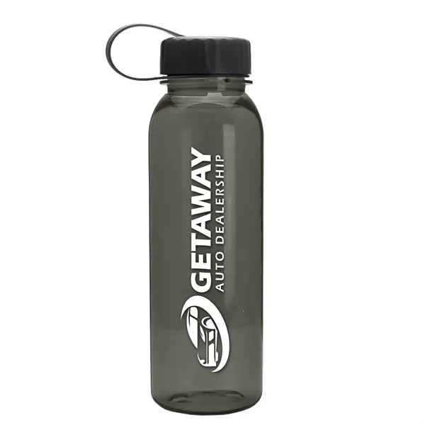 Garyline® Flat-Sided Tritan® Bottle with Tethered Lid - 2...... from ASI 40480 Koozie Group