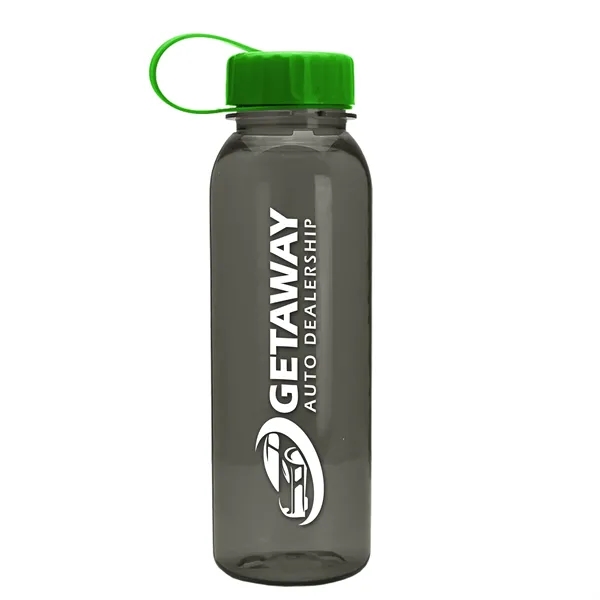 Garyline® Flat-Sided Tritan® Bottle with Tethered Lid - 2...... from ASI 40480 Koozie Group