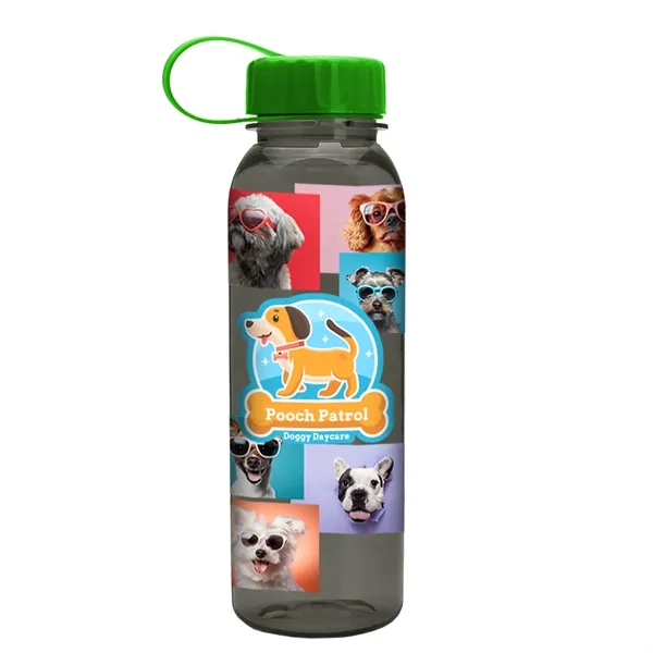 Garyline® Flat-Sided Tritan® Bottle with Tethered Lid - 2...... from ASI 40480 Koozie Group
