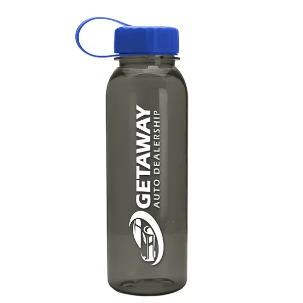 Garyline® Flat-Sided Tritan® Bottle with Tethered Lid - 2...... from ASI 40480 Koozie Group