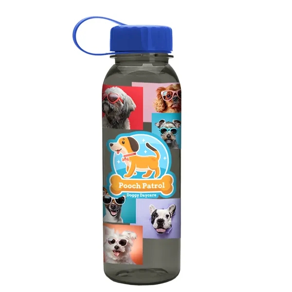Garyline® Flat-Sided Tritan® Bottle with Tethered Lid - 2...... from ASI 40480 Koozie Group