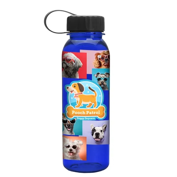 Garyline® Flat-Sided Tritan® Bottle with Tethered Lid - 2...... from ASI 40480 Koozie Group