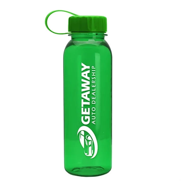 Garyline® Flat-Sided Tritan® Bottle with Tethered Lid - 2...... from ASI 40480 Koozie Group