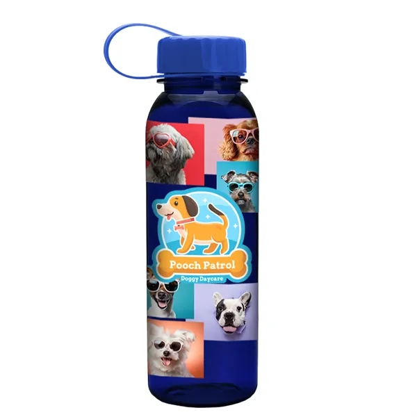 Garyline® Flat-Sided Tritan® Bottle with Tethered Lid - 2...... from ASI 40480 Koozie Group