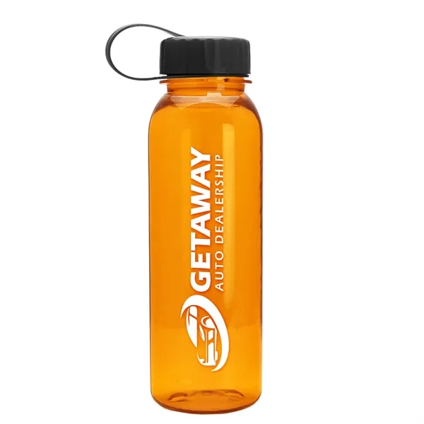 Garyline® Flat-Sided Tritan® Bottle with Tethered Lid - 2...... from ASI 40480 Koozie Group