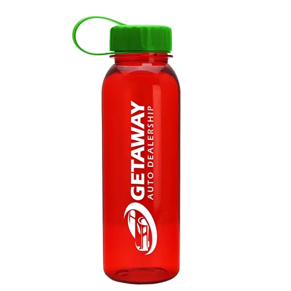 Garyline® Flat-Sided Tritan® Bottle with Tethered Lid - 2...... from ASI 40480 Koozie Group