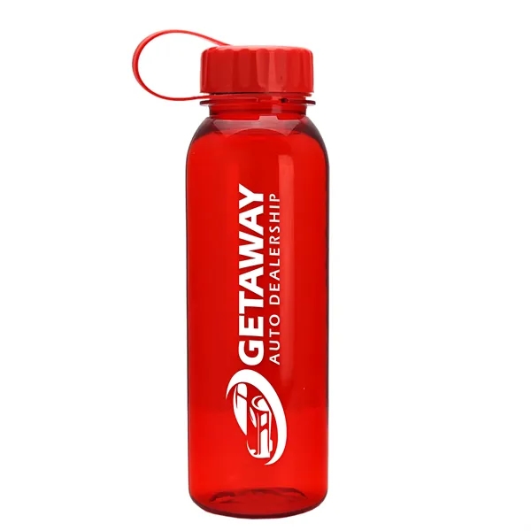 Garyline® Flat-Sided Tritan® Bottle with Tethered Lid - 2...... from ASI 40480 Koozie Group