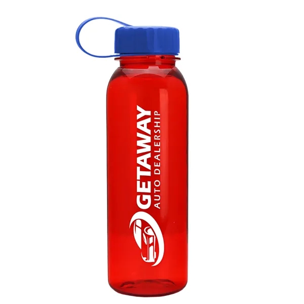 Garyline® Flat-Sided Tritan® Bottle with Tethered Lid - 2...... from ASI 40480 Koozie Group