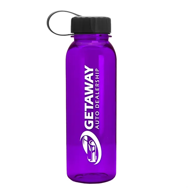 Garyline® Flat-Sided Tritan® Bottle with Tethered Lid - 2...... from ASI 40480 Koozie Group