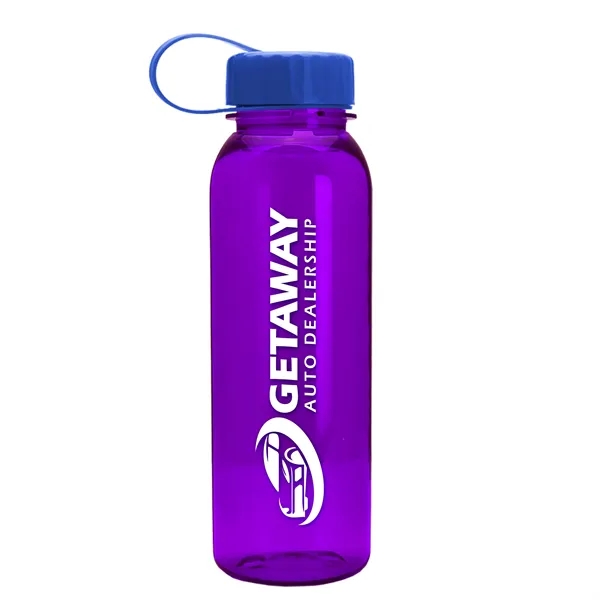 Garyline® Flat-Sided Tritan® Bottle with Tethered Lid - 2...... from ASI 40480 Koozie Group