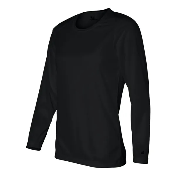 Women's long sleeve t-shirt with moisture management fabric. Blank product.... from ASI 84358 S&S Activewear
