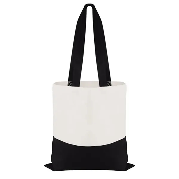 Cotton Colored Accent Flat Tote... from ASI 40480 Koozie Group