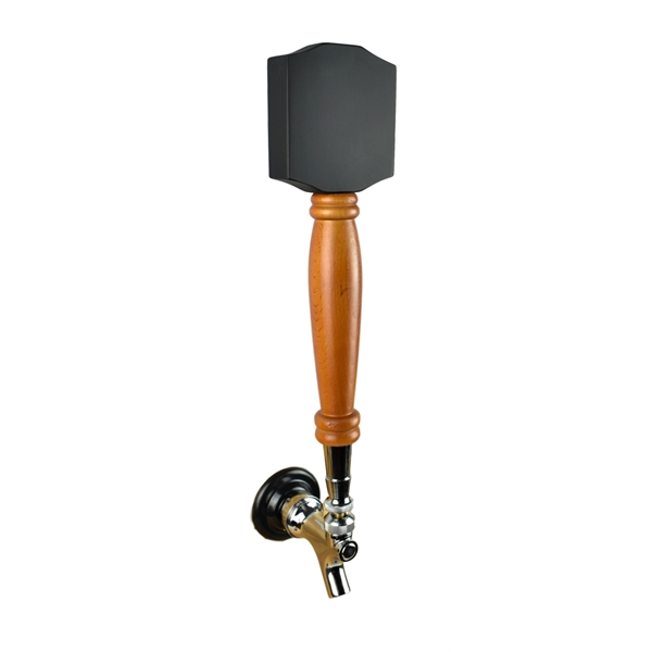 Wooden tap handle with chalkboard top for temporary promotional display.... from ASI 72657 Active Life Promo / Apres Ski
