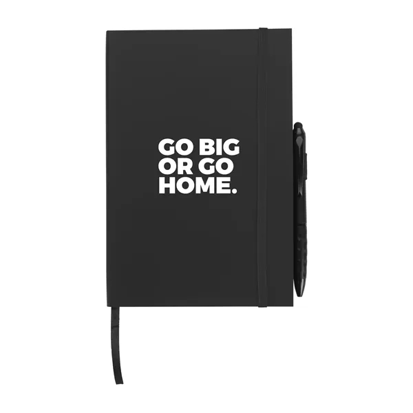 Color Edge Journal with Metallic Stylus Pen... from ASI 40480 Koozie Group