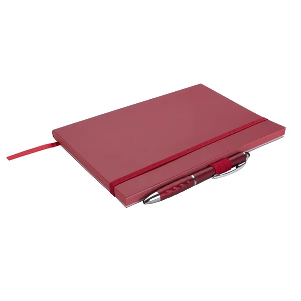 Color Edge Journal with Metallic Stylus Pen... from ASI 40480 Koozie Group