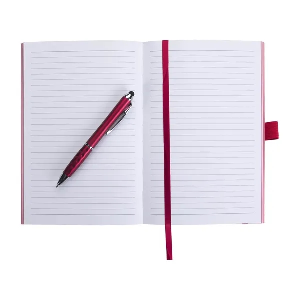 Color Edge Journal with Metallic Stylus Pen... from ASI 40480 Koozie Group