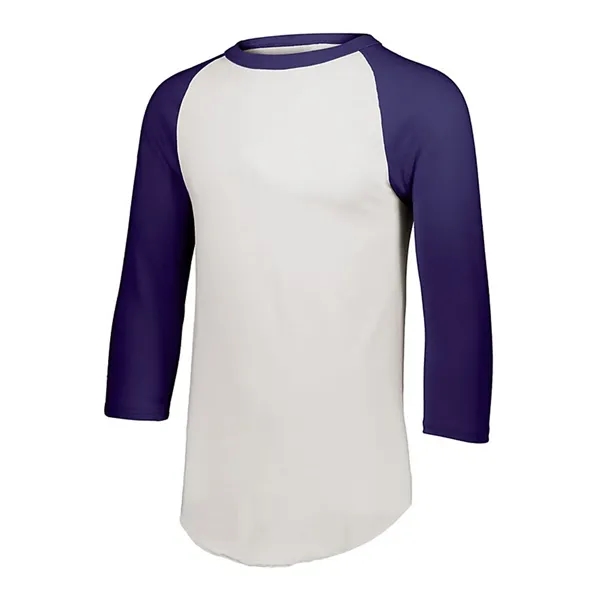 Youth Three-Quarter Sleeve Baseball Jersey... from ASI 84358 S&S Activewear