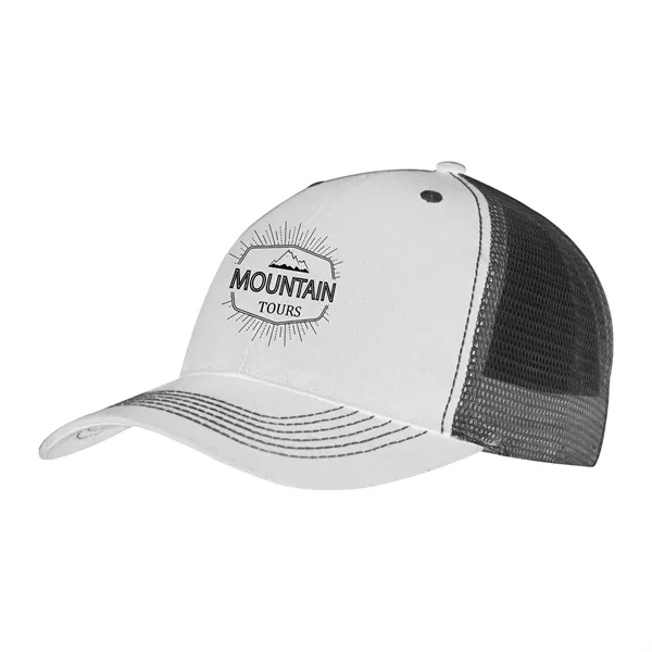 Color Accent Mesh Snapback Cap... from ASI 40480 Koozie Group