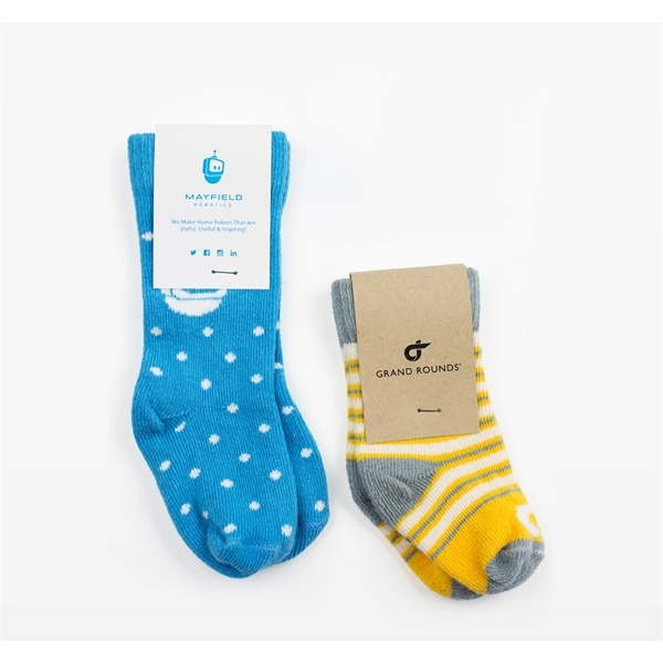 5 day turnaround. Complimentary mockups and design support. Made in USA.... from ASI 88072 Sock Club Enterprises LLC