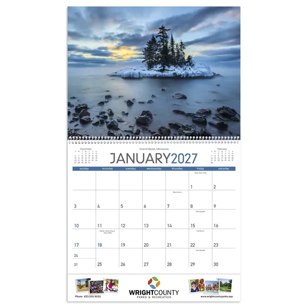 Beautiful America... from ASI 40480 Koozie Group / Norwood Triumph Calendar