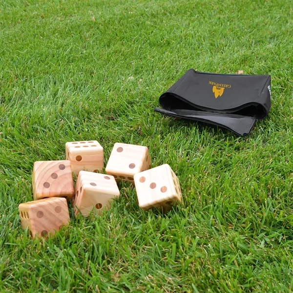 Oversize Wooden Yard Dice Game... from ASI 40480 Koozie Group
