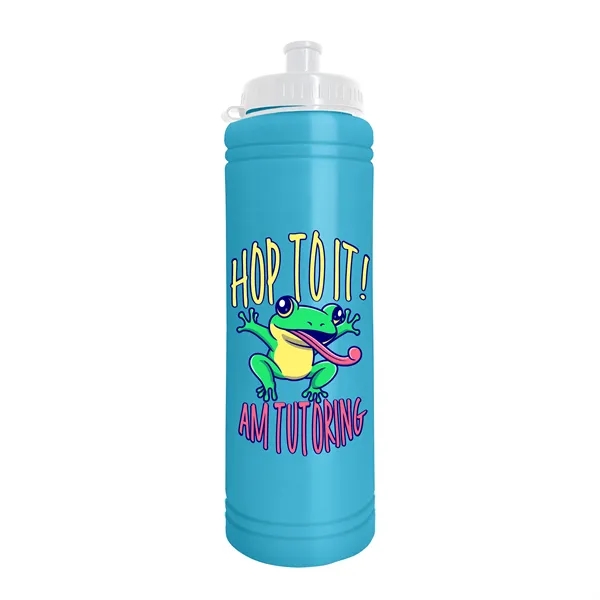 Garyline® Slim Line Bottle with Tethered Push-Pull Lid - ...... from ASI 40480 Koozie Group