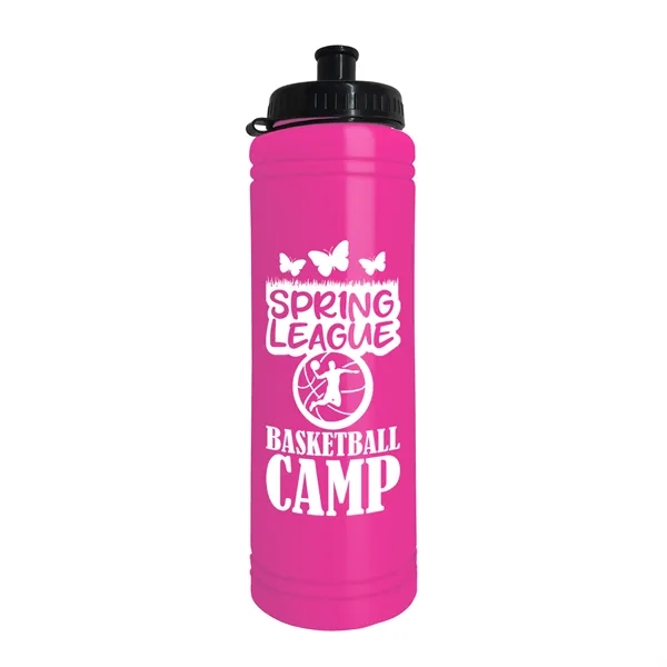 Garyline® Slim Line Bottle with Tethered Push-Pull Lid - ...... from ASI 40480 Koozie Group