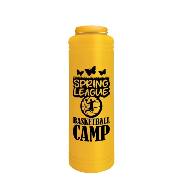 Garyline® Slim Line Bottle with Tethered Push-Pull Lid - ...... from ASI 40480 Koozie Group
