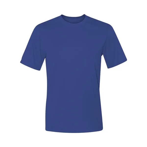 100% polyester T-shirt with moisture wicking, 50+ UPF rating, and double-needle... from ASI 84358 S&S Activewear
